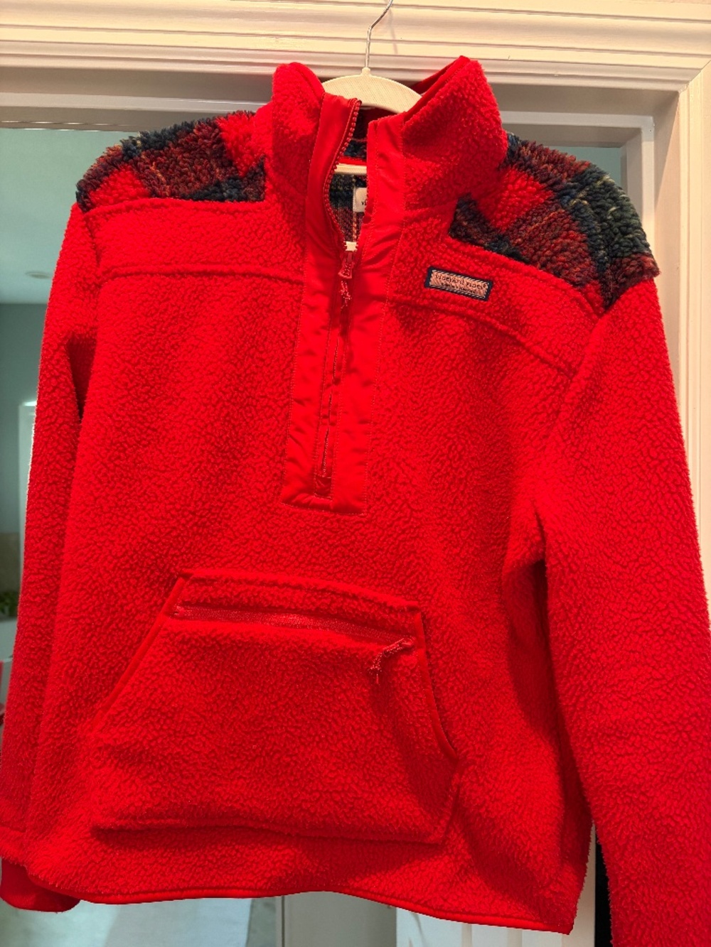 Vineyard Vines Flannel quarter zip